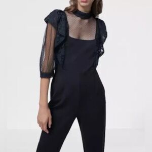 French Connection | Ruffled Lace Jumpsuit